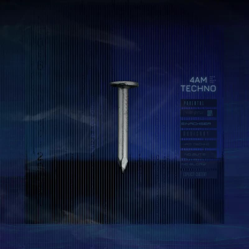 4AM Techno Artwork Background