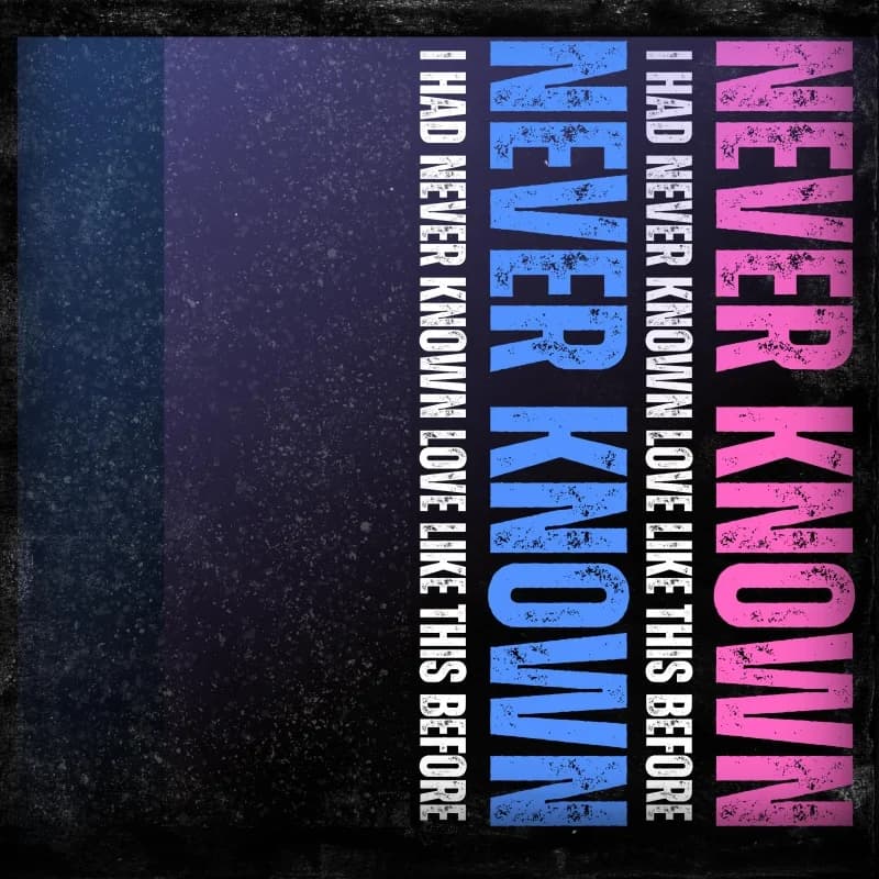 Never Known Love Artwork Background