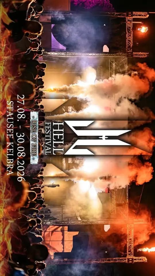 Flyer: Hell Festival - The Rise of Fire – Kelbra – 4AM Techno Event