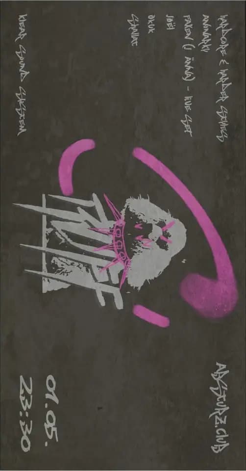 Flyer: RUFF Hardcore – Leipzig – 4AM Techno Event
