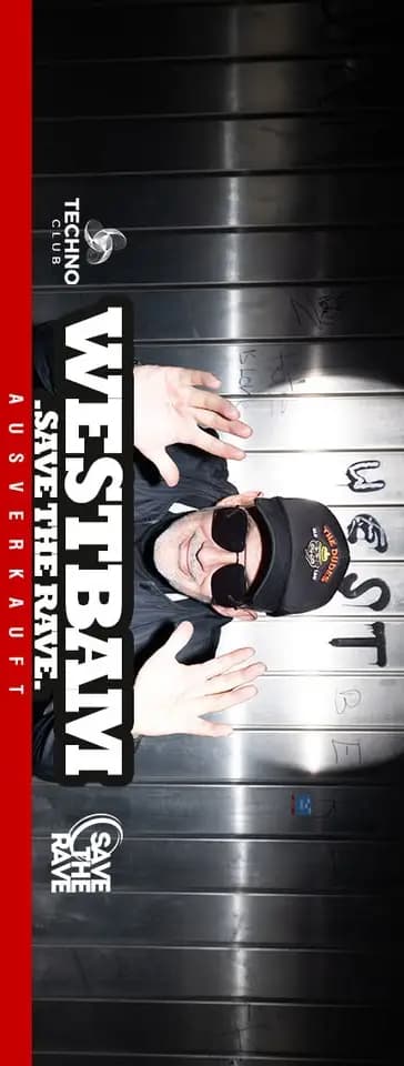 Flyer: Techno Club ft. WESTBAM – Leipzig – 4AM Techno Event