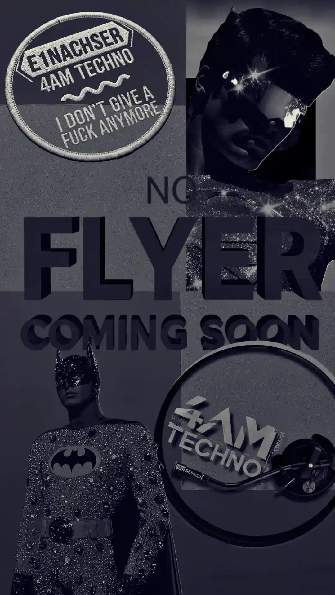 Flyer: TECHNO im Clubhaus – Nordhausen – 4AM Techno Event