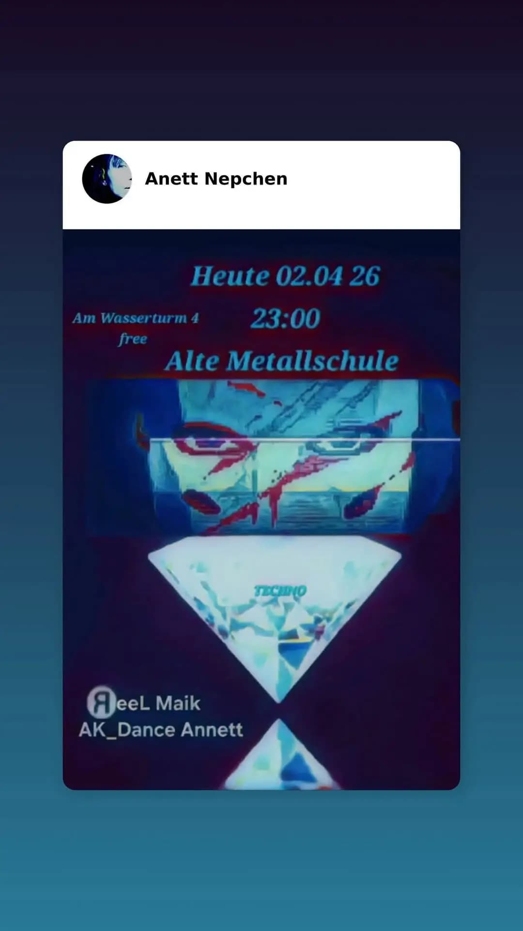 Flyer: #Techno Rave Underground – Erfurt – 4AM Techno Event