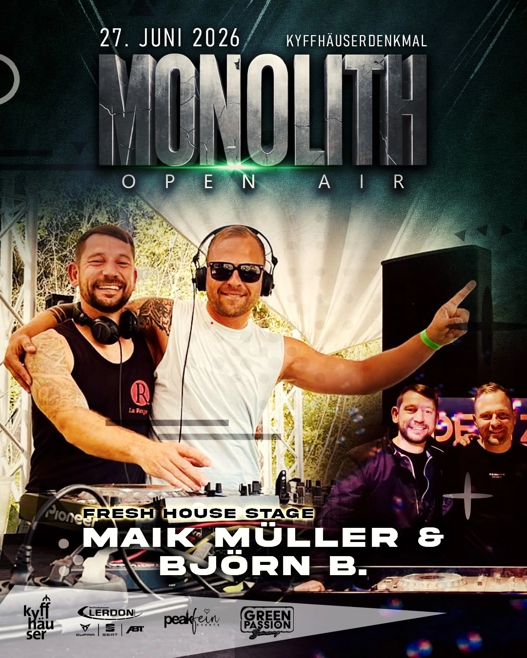 Maik Müller und Björn B Monolith Open Air Bad Frankenhausen