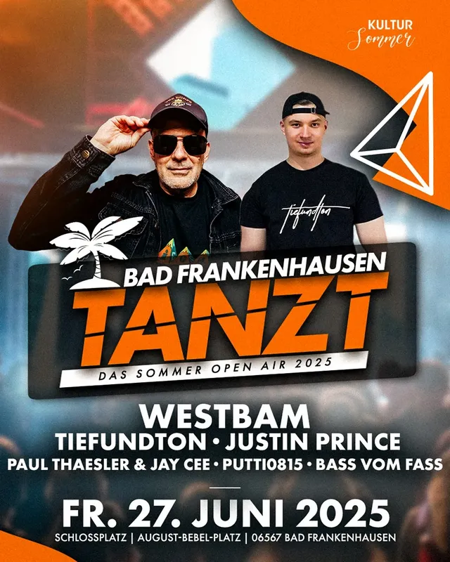 Flyer für Bad Frankenhausen Tanzt 2025