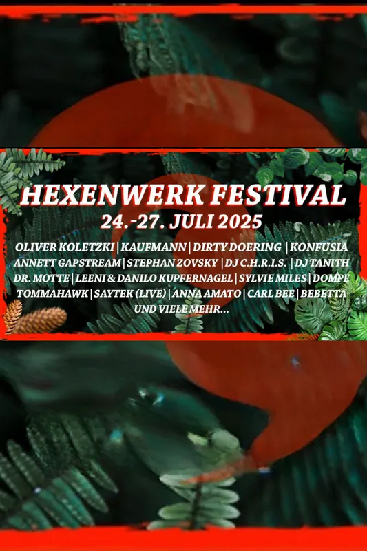 Flyer für Hexenwerk Festival 2025