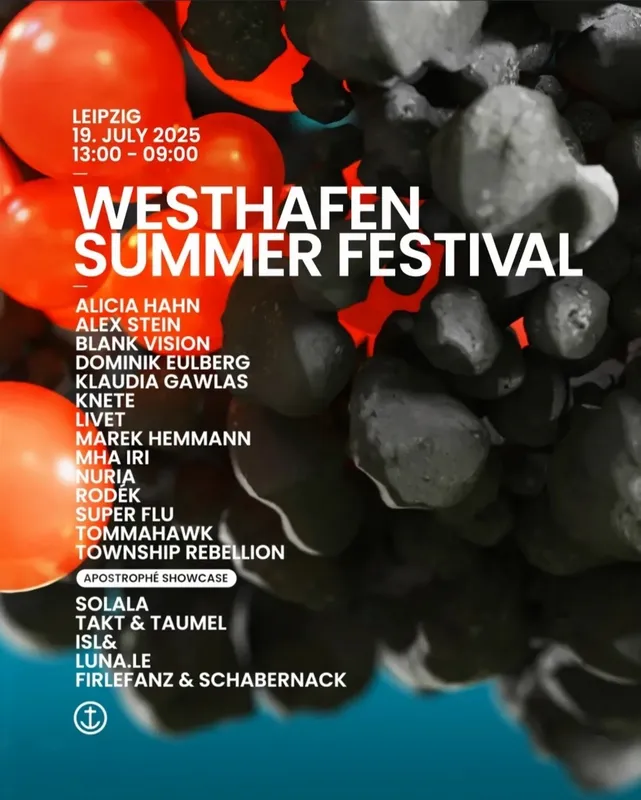 Flyer für Westhafen Summer Festival 2025
